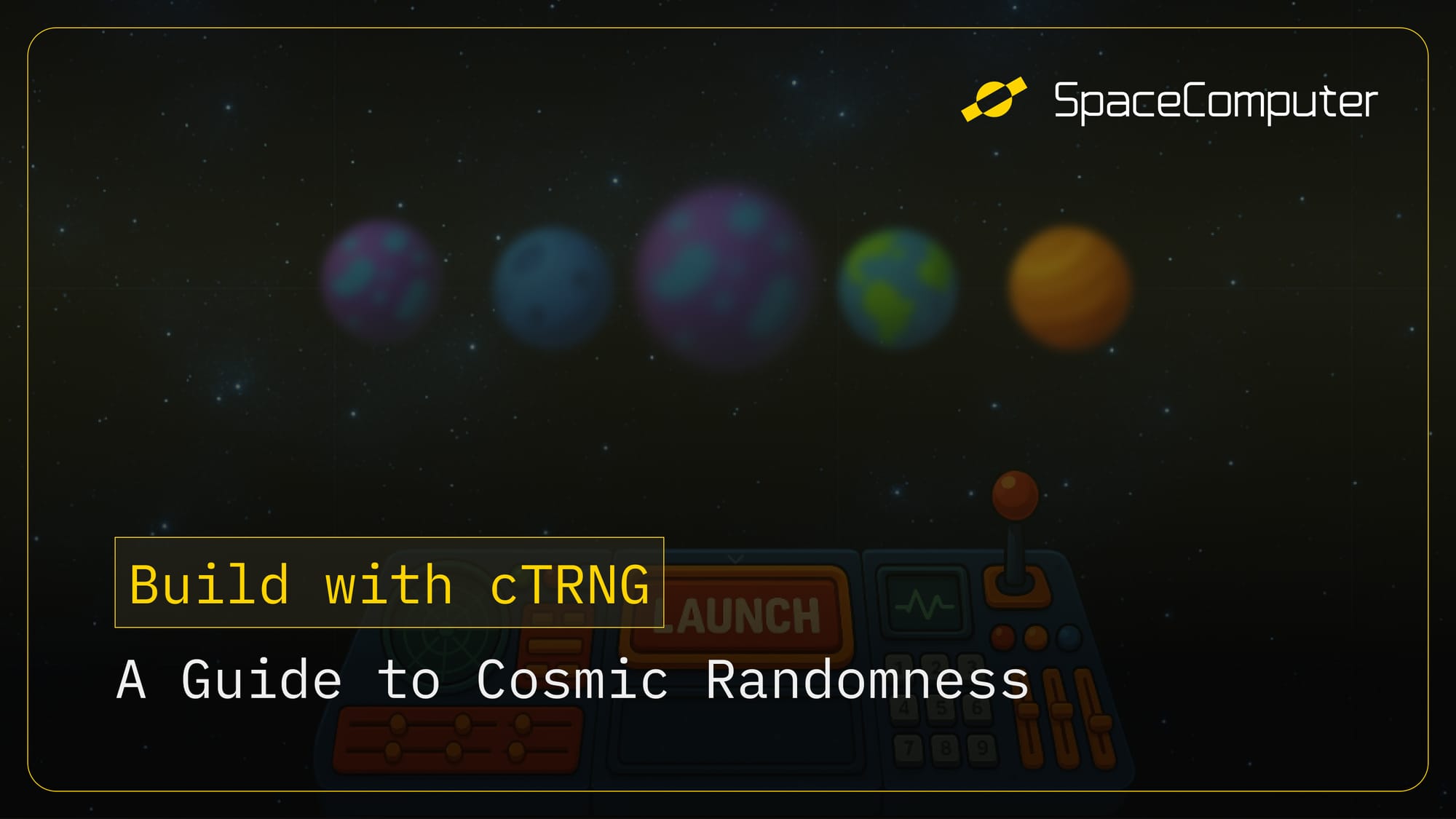 Building with SpaceComputer Orbitport: A Guide to Cosmic Randomness in Web3