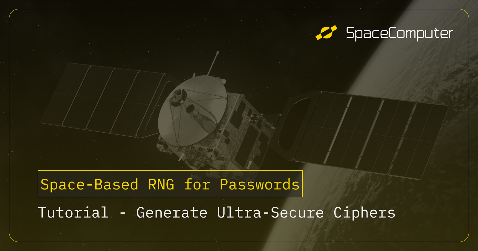 Generating Secure Passwords with Verifiable Randomness from Space