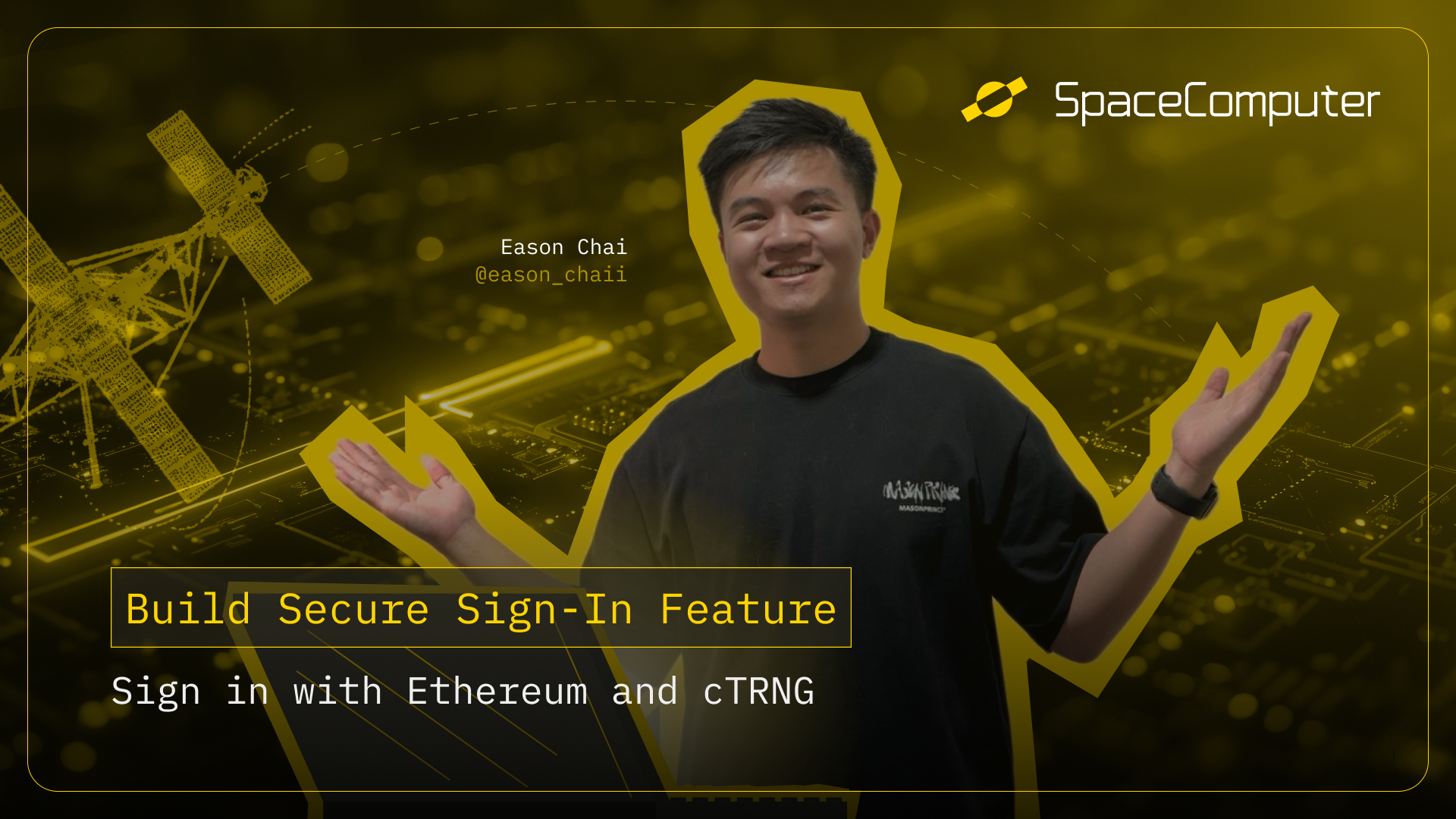 Generating Secure Nonces for Sign In with Ethereum using Verifiable Cosmic Randomness from Space