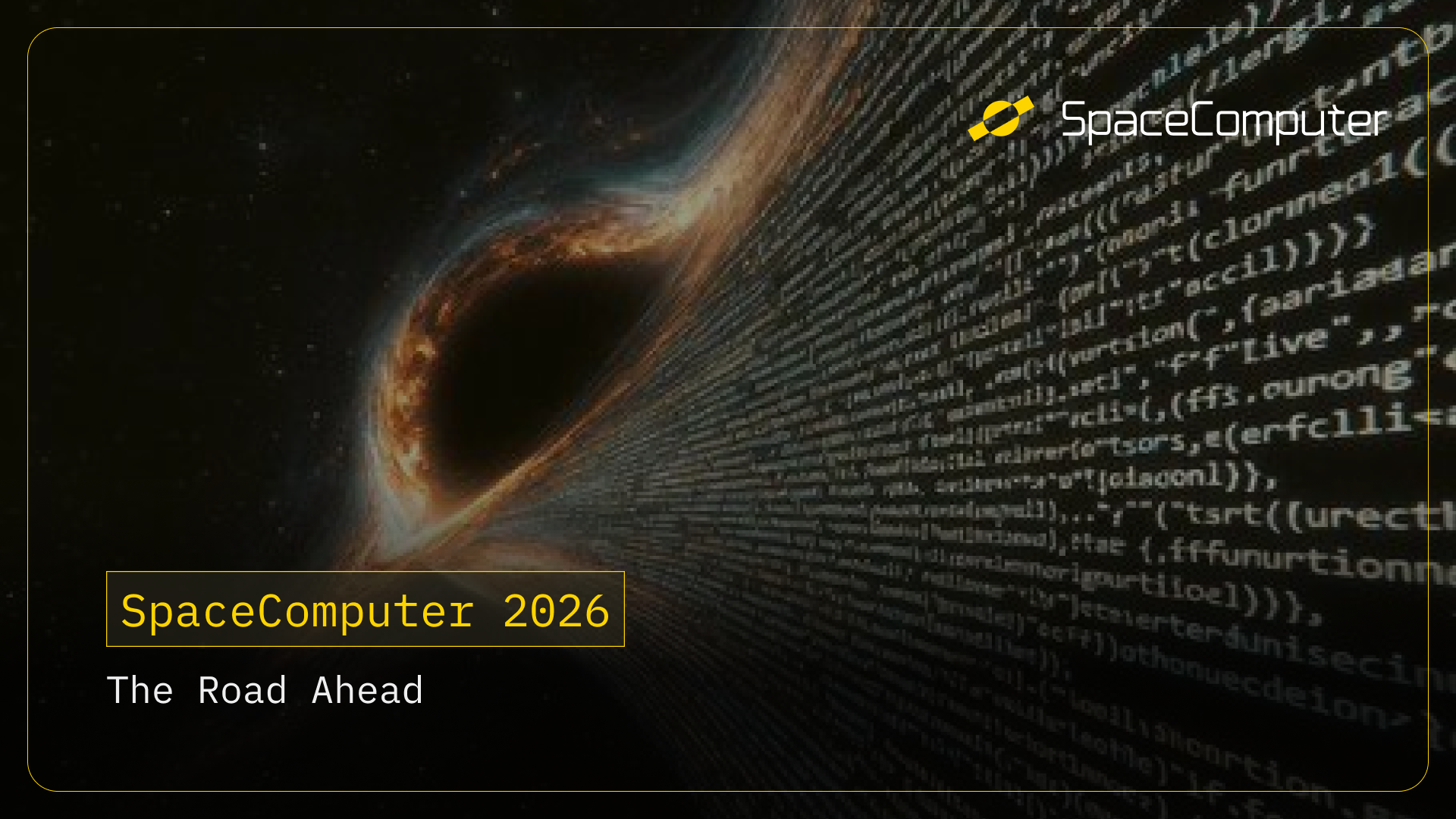 SpaceComputer 2026 - The Road Ahead